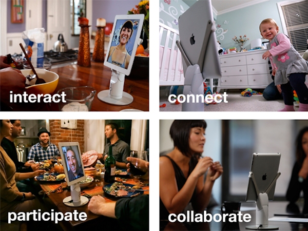 KUBI concept: Interact, connect, participate, collaborate