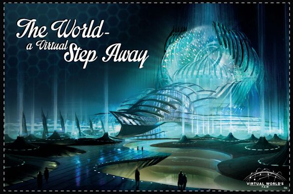 Landmark Virtual World's Fair postcard - PassPortal