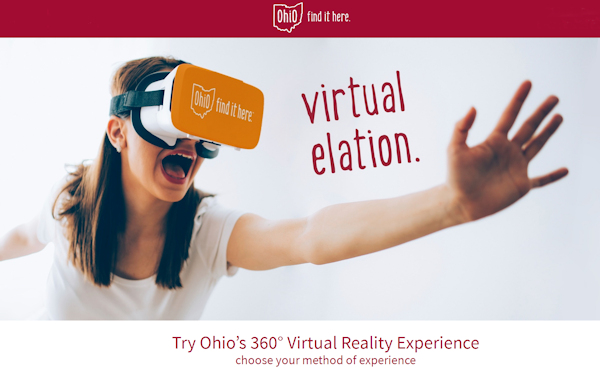 Promotion image for Ohio's 360 degree Virtual Reality Experience