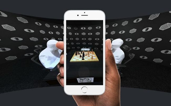 VR chess on a smartphone