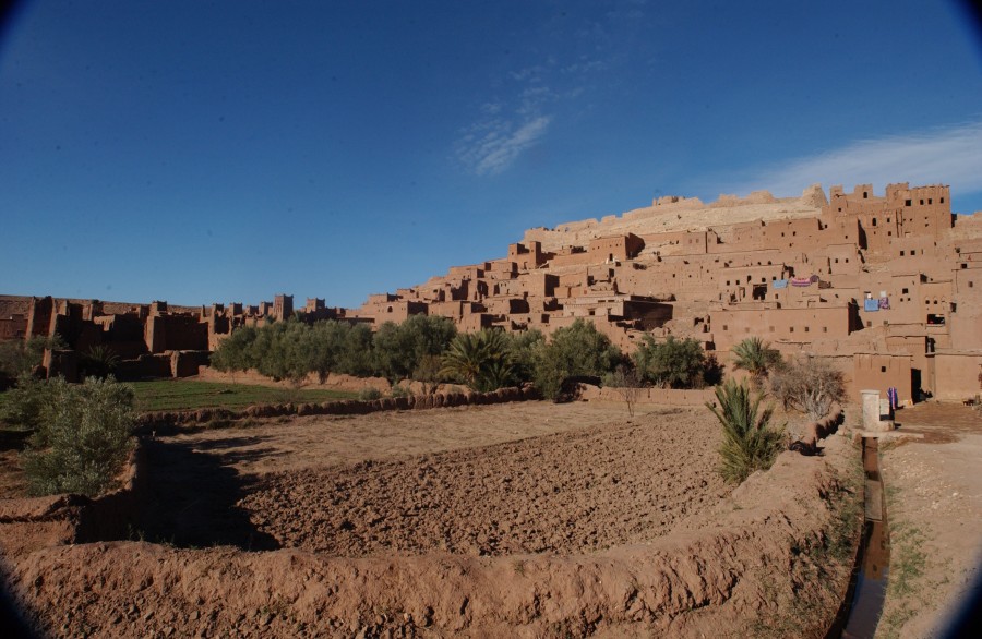 Kasbahs at Ali Benhaddou, Morocco, North Africa.  January 2008.