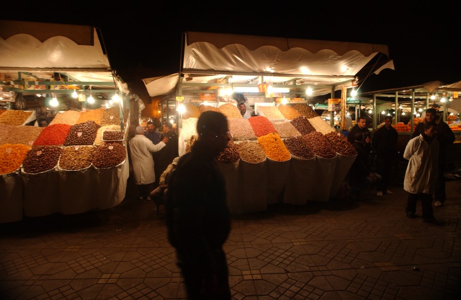 Night Market, Djemaa al Fna.  January 2008.