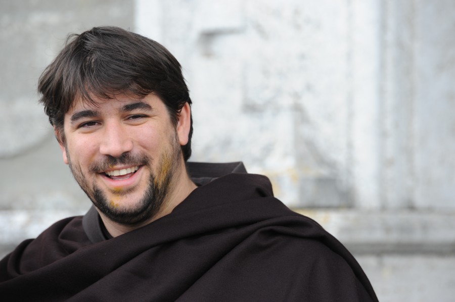 Father David Rapuano of Santuario di Santa Margherita da Cortona, Italy.  November 2009.