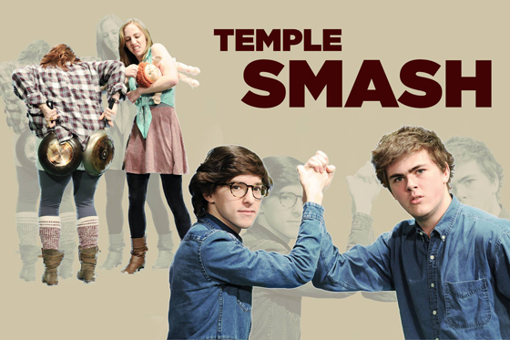 Partial cast of Temple Smash