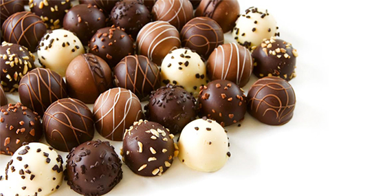 Image of chocolate truffles