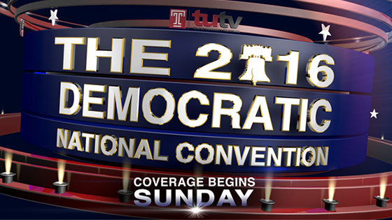 The 2016 Democratic National Convention coverage begins Sunday
