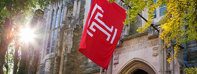 Temple University flag