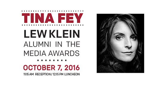 2016 Lew Klein Alumni in the Media Awards featuring Tiny Fey