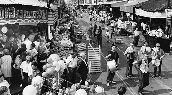 Italian Market in Philadelphia, 1972